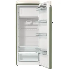 Gorenje OBRB615DOL Retro-Kühlschrank (247 l, 1525 mm hoch, Olive)