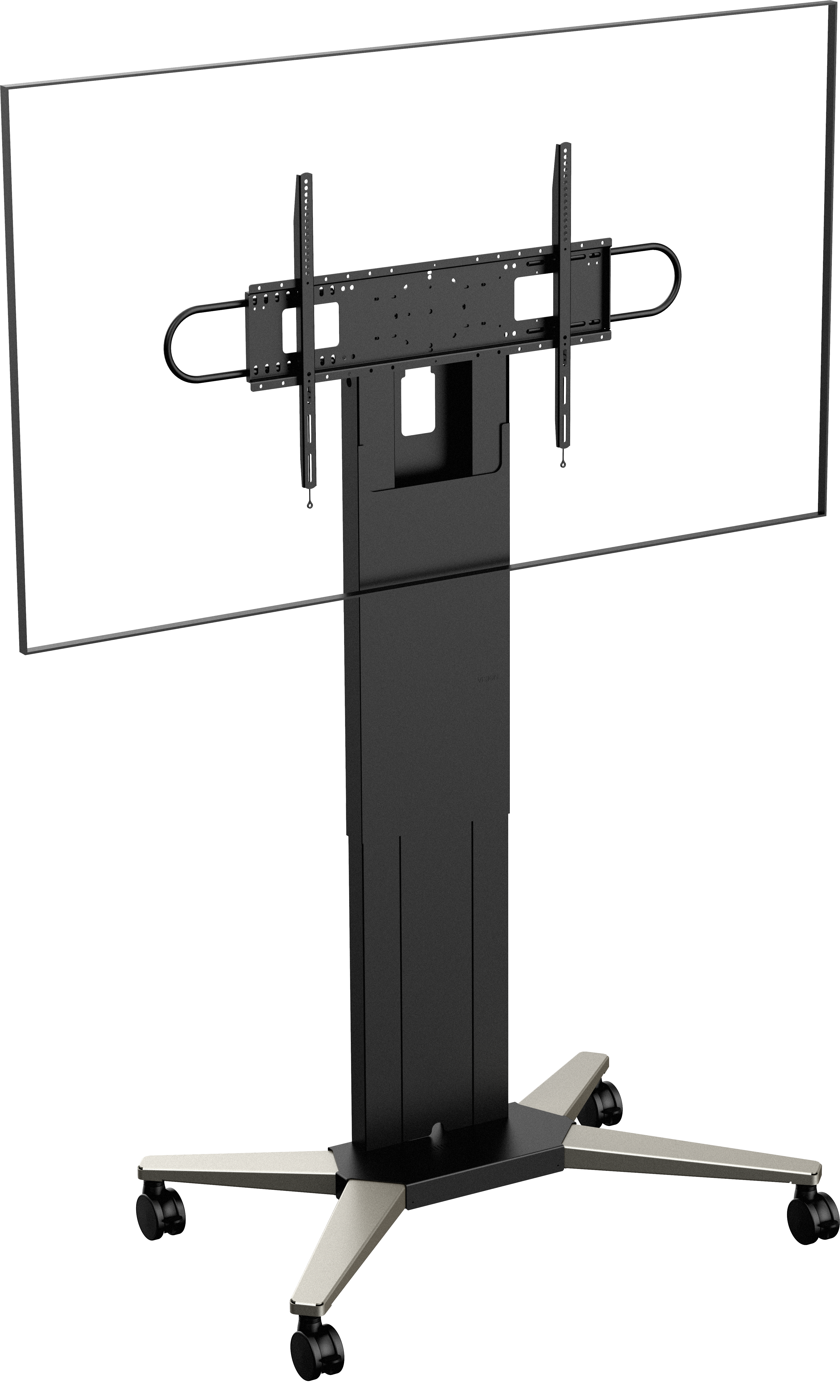 Vision VFM-F51T - manuell höhenverstellbarer Rollwagen / Standfuß - 47-100 Zoll ...