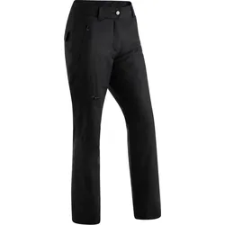 Funktionshose MAIER SPORTS "Dunit W", Damen, Gr. 19, Kurzgrößen, schwarz, 100% Polyester, Hosen, Warm und wasserdicht, für Schnee und Regen