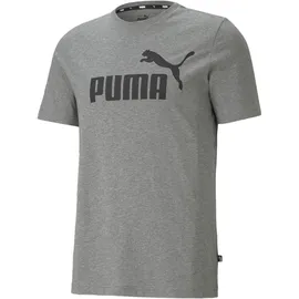 Puma Essentials Logo Herren T-Shirt medium gray heather 3XL