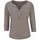 LASCANA Blusenshirt Damen taupe Gr.44/46