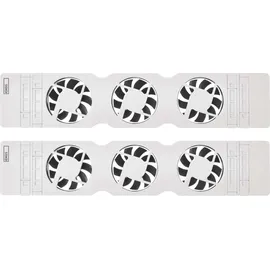 EMOS Heizung-Ventilator DUO 2 Stück Luftdurchfluss 36 m3/h