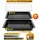 ICQN Backblech & Gitter Set 455 × 375 × 30 & 60 mm Extra Tiefe, Kompatibel mit Bosch, Siemens, Neff, Emaillierte Backbleche & Verchromtes Gitter für Backofen & Herd