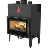 HS Flamingo X15 Kamineinsatz Stahl Schwarz Automatic 15 kW Automatische