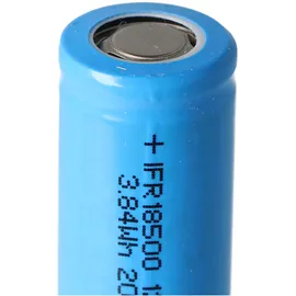 EIZfan IFR 18500 1200mAh 3,2V LiFePo4 Akku Flat Top ohne Kopf ungeschützt 49x18,15mm