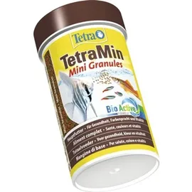 Tetra TetraMin Mini Granules langsam absinkendes Fischfuter für kleine Zierfische wie z.B. Salmler und Barben, 100 ml