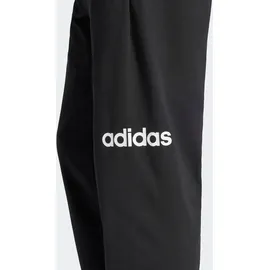 adidas Essentials Linear Single Jersey Joggers Black / White S