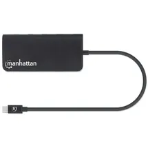 Manhattan USB-C Dock/Hub with Card Reader, Ports), (x5):
