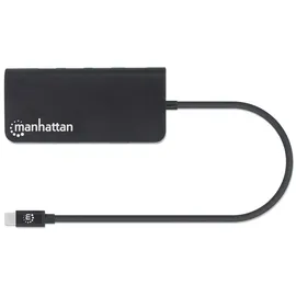 Manhattan USB-C Dock/Hub with Card Reader, Ports), (x5):
