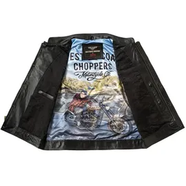West Coast Choppers Collab 13 1/2 Leder Weste - Black - L