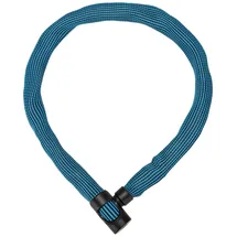 ABUS Ivera Chain 7210 – Fahrradschloss mit hochflexibler IvyTex-Kunstfaserummantelung – ABUS-Sicherheitslevel 8 – 85 cm – Blau