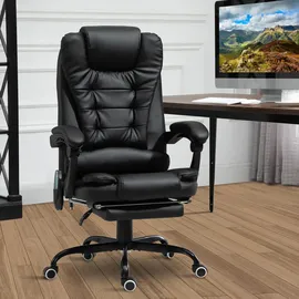 Vinsetto Massagesessel 67 x 121 x 79 cm Schwarz mit Fernbedienung