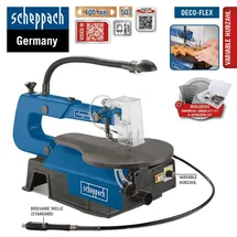 SCHEPPACH Dekupiersäge SET 64 tlg Werkzeugset 60 Sägeblätter DECO-FLEX |