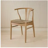 Hammel Furniture Stuhl Freja, Esszimmerstuhl, Wohnzimmerstuhl, Massivholz, gepolsterte Sitzfläche, versch. Farbvarianten beige
