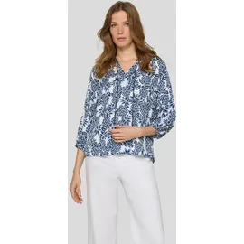 Rabe Klassische Bluse Dunkelblau 52
