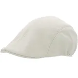 dy_mode Damen Herren Flatcap Schiebermütze Kappe Schirmmütze Bunt Knallfarben - BM128 (BM128-Weiß) - Einheitsgröße