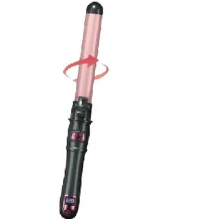 DOPWii Warmluftbürste Rotierender Lockenstab, Wellen-Lockenstab, Multi-Speed-Temperatur, schnelles Aufheizen, rosa, roségoldfarben