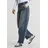 URBAN CLASSICS Ladies Tapered Baggy Jeans Dirty Washed, 36 - 36