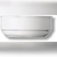 2x Schüssel, Durchmesser: 18 cm, Höhe: 7 cm, Form Thomas TREND, Porzellan, uni weiss