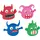 Brunnen Radiergummi Monster