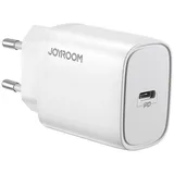 COFI Joyroom 20W Wandladegerät USB PD Netzteil Schnell Fast Charge Power Delivery 3.0 Quick Charge 4.0 + 18 W 3A komaptibel mit Smartphone Weiß