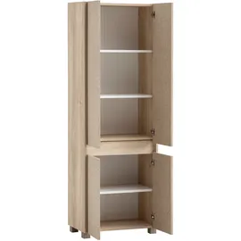 Schildmeyer Sander Hochschrank 57 x 33 x 164,5 cm Grau Holz/Kunststoff/Metall