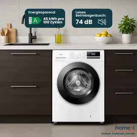 Homex WF1014H1A-W Waschmaschine (10 kg, 1400 U/min)