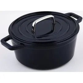 CS Kochsysteme CS Koch-Systeme Bräter ALPEN Gusseisen, Induktion, blau