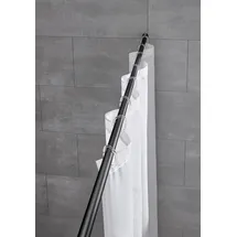 KLEINE WOLKE Duschvorhangstange 0362926000 125 - 220 cm schwarz