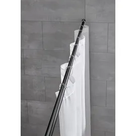 KLEINE WOLKE Duschvorhangstange 0362926000 125 - 220 cm schwarz