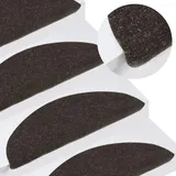 vidaXL Stufenmatte 65 x 22,5 cm Schwarz