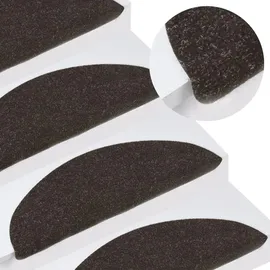 vidaXL Stufenmatte 65 x 22,5 cm Schwarz