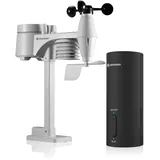 Bresser WLAN-Gateway-Wetterstation El Niño 7-in-1 Profi-Sensor, Außentemperatur, Luftfeuchtigkeit