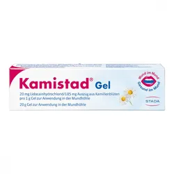 Kamistad Gel bei Zahnfleischentzündungen und Aphten