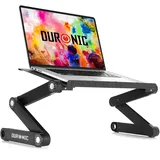 Duronic Laptop-Ständer, (DML121 Laptopständer, Klappbarer Laptoptisch 39 x 27cm, Laptophalter)