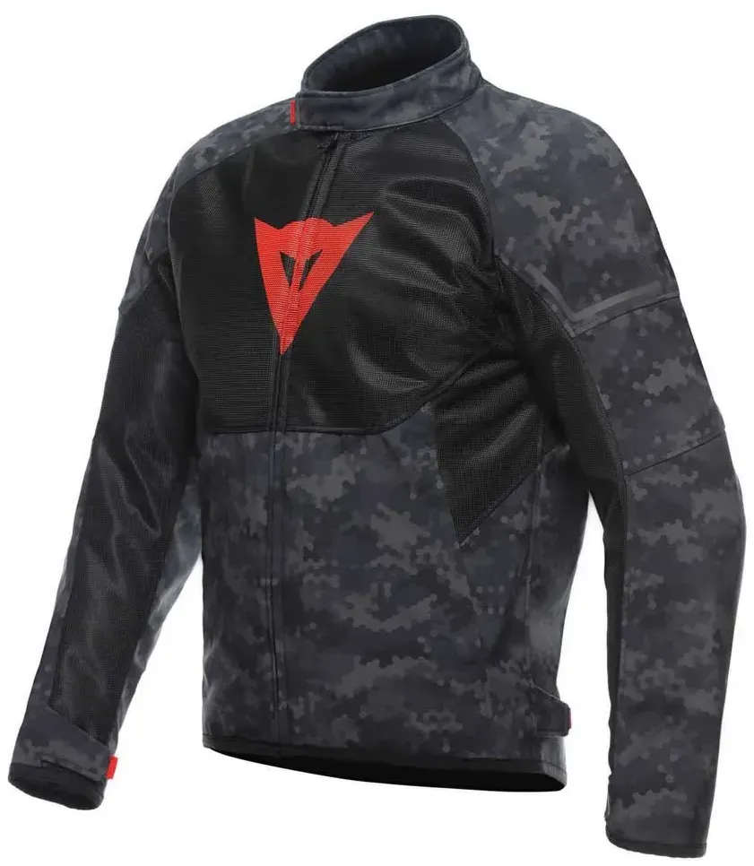 Dainese Ignite Air Tex Jacke - Camo Gray / Black / Fluo Red - 46