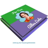 Schokoladenetikett personalisiert mit Foto & Text | Foto Aufkleber passend für I love Milka Pralinés