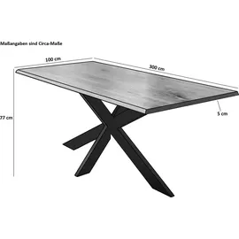 Sam JIM 300 x 77 x 100 cm Akazie naturbelassen