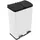 MonsterShop Doppel Tretmülleimer 60 l Weiß