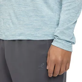 Energetics Herren Shirt He.-Langarmshirt Telly II LS M, Größe XL in Grau MELANGE/BLUE AQUA/BL