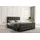 kaiser möbel Boxspringbett mit bettkasten und matratze 160 cm x 200 cm, Schlafzimmerbett ROMA Kunstleder Schwarz H3 - Schwarz