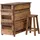 DESIGN DELIGHTS Barschrank Basta 150 x 100 x 50 cm Beige