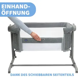 Chicco Beistellbett NEXT2ME Magic EVO Dark Grey, Grau