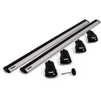 Thule Dachträger Thule mit EVO WingBar Volkswagen Cross UP 5-T Hatchback Dachreling 13+
