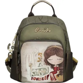 Anekke Muse Backpack Multicolor Olivgrün