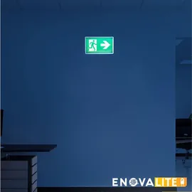 enovalite LED-Fluchtwegleuchte inkl. Notstromeinheit