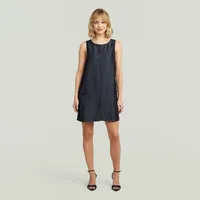 G-Star Lightweight Shift Cargo Kleid Blau XS