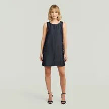 G-Star Lightweight Shift Cargo Kleid Blau XS