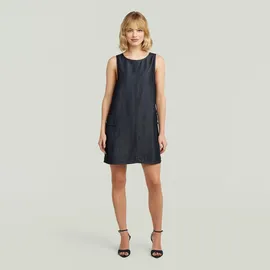 G-Star Lightweight Shift Cargo Kleid Blau XS