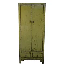 Casa Padrino Landhausstil Schrank 75 x 40 x 180 cm grün